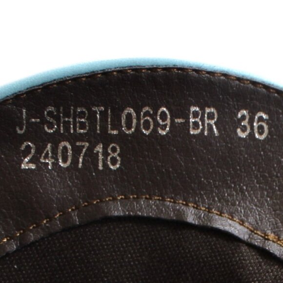 J's.o.l.e Square Toe Wide Calf Women's Cowboy Cowgirl Boots Brown Blue US Size 6 - Picture 4 of 7